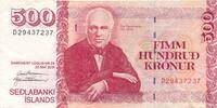 Island 500 Kronor 2001 Banknote, J&oacute;n Sigur&eth;sson (1811&ndash;1879). III 6.94 US$  +  69.44 US$ shipping