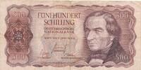 &Ouml;sterreich 500 Schilling 1965 Banknote III- mit Rissen 43.98 US$  +  69.44 US$ shipping