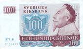 Schweden 10 Kronor 1978 Geldschein II 17.36 US$  +  69.44 US$ shipping