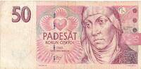 Tschechische Republik 50 Korun 1997 Banknote III 4.63 US$  +  69.44 US$ shipping