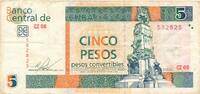 Kuba 5 Pesos 2013 Banknote III 4.63 US$  +  69.44 US$ shipping
