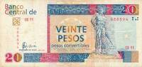 Kuba 20 Pesos 2006 Banknote III 11.57 US$  +  69.44 US$ shipping