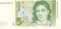 Deutschland BRD 5 DM Deutsche Mark Standardnote, Serie A/Y -