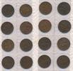 Frankreich 5 Centimes Lot von 8 versch. Jahrgänge TYP Dupuis -
