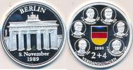 Medaille Berlin 9. November 1989, in Hartplastikkapsel -
