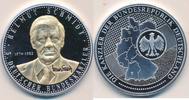 Medaille Helmut Schmidt Kanzler der BRD, Teilvergoldung -