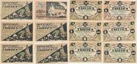 Triebes Notgeldscheine 1 x 25 und 5 x 50 Pfennig -