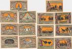 Süderbrarup Notgeldscheine der Stadt 7 x 50 Pfennig -