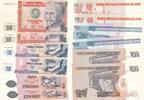 Peru 20 50 100 Intis Lot 1987 6 Banknoten -