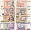 Peru Banknoten 50-100-500-5000 Intis um 1980 -