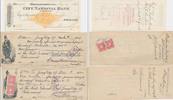 USA Scheck 1882,2 x 1920 National Bank -