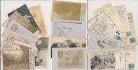 12 versch.alte Foto AK um 1910 meist Familien -