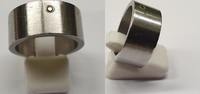 Breiter Edelstahl Ring Damenring Designer Schmuck -