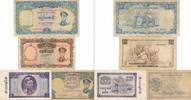   Burma Lot 4 versch.Banknoten aus den Jahren 1955 ( 1-5-10Kyats ) 