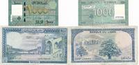Liban 100+1000 Livres um 1980 -