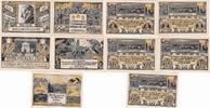 Escherhausen 10 25 75 Pfennig, 1 2 Mark 5 x Notgeldschein Braunschweig -