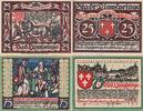 Lippsringe 1x 25 1x 75 Pfennig Zwei Notgeldscheine aus Lippspringe -