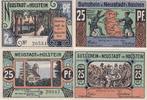 Neustadt i. Holstein 2x 25 Pfennig Zwei Notgeldscheine von Neustadt in Holstein -