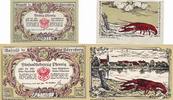 Nörenberg 1x 50 1x 75 Pfennig Zwei Notgeldscheine aus Nörenberg -
