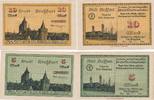 Stoßfurt Gutschein der Stadt 5 und 10 Mark -