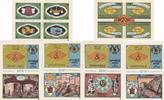 Pößneck 4x 10 Pfennig 4x 5 Pfennig 3 Doppel Notgeldscheine aus Pößneck -