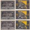 Bad Blankenburg 3x 50 Pfennig Drei Notgeldscheine aus bad Blankenburg -