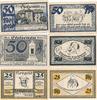 Stolzenau Notgeld des Kreises 25 Pf und 2 x 50 Pfennig -