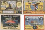 Steinfeld Notgeld der Gemeinde 75 Pf. und 1 Mark -