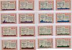 Cottbus 16 versch.Gutscheine des Kaufmännischen Vereins Serie A-D je 10,25,50,75 Pfennig -