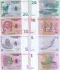 Demokratische Republik Kongo 1 5 10 20 Centimes Geldschein Banknote 4 Stück Lot Congo -