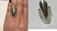 Silberring A&S aus 925er Sterling Silber -