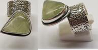 Ausgefallener Ring Silber Silberring Damenring Mondstein 925 Gr. 55 : 17,5 mm -