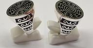 Herrenring 925er Silber Ring Ring Gr. 62 : 19,8 mm -