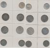 Deutschland Lot 8 Münzen Kaiserreich 10 Pfennig - 1 Mark -