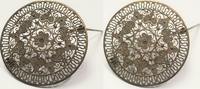 Runde filigrane Silberbrosche 835er Silber Länge ca. 4cm Gewicht 6 Gramm -