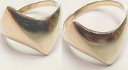Silberring 925er Sterling Silber moderner Silberschmuck -