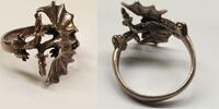 Außergewöhnlicher 925er Silber Silberring Ring Damenring -