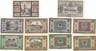 Greiz Notgeldscheine der Stadt 2 x 25 Pf.,50-75-90 Pfennig -