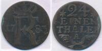 Altdeutschland 24 einen Thaler 1/24 Taler Brandenburg-Preußen Friedrich II. der Große (1740-1786) -