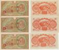 China 3 x 100 YEN o.D. ( 1945 ) -