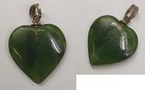 Anhänger Jade Herz Jade Anhänger L: 3,0 cm -