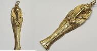 Ägypten Silberschmuck vergoldet 925er Sterling Silber Ägyptischer Pharao König Tut Anhänger Silberanhänger -