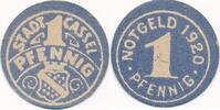 Deutschland Deutsches Reich 1 Pfennig Notgeldschein Notgeld Stadt Cassel Hessen -