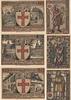 Deutschland Deutsches Reich 25 50 75 Pfennig Notgeldschein Notgeld Eisenach Wartburgstadt 3 Scheine Thüringen -