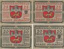 Deutschland Deutsches Reich 25 50 Pfennig Notgeldschein Notgeld Stadt Remagen 2 Scheine -