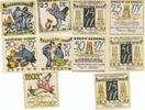 Deutschland Deutsches Reich 25 50 75 Pfennig,Satz Notgeldschein Notgeld Stadt Altona Schleswig-Holstein 5 Scheine -