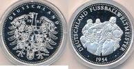 Deutschland Medaille Silbermedaille 999er Silber Fussbalweltmeister 1954 Silber 999er Feinsilber -