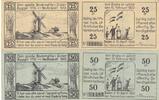 Deutschland Deutsches Reich 25 50 Pfennig Notgeldschein Notgeld Daler Schleswig-Holstein 2 Scheine -