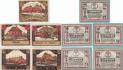 Deutschland Deutsches Reich 25 2x50 2x75 Pfennig Notgeldschein Notgeld Ellerbek Schleswig-Holstein 5 Scheine -