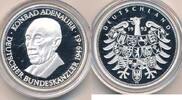 Deutschland Medaille Silbermedaille 999er Silber Kanzler der BRD Konrad Adenauer 1. Bundeskanzler 1949-1963 999er Feinsilber -